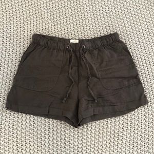 C&C Gray linen shorts